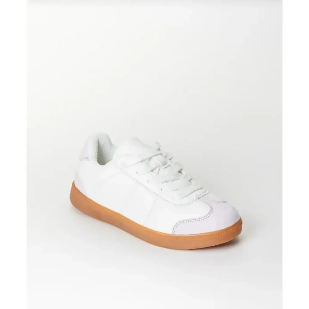 FabKids Lavender Fog Sneakers Girls Size 5